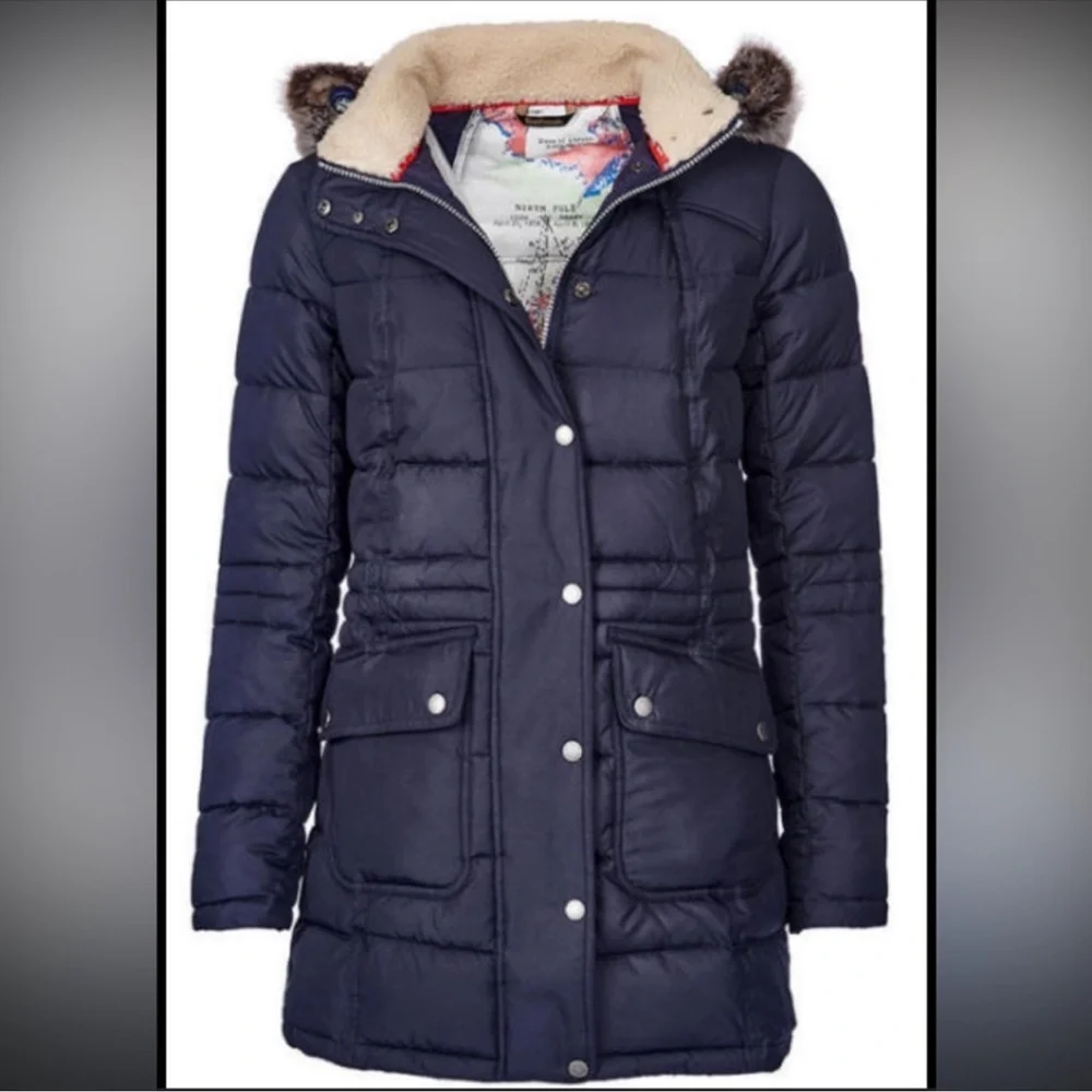 Barbour Landry Long Quilt Coat - Picture 12 of 14